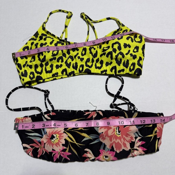 Bikini Top 10 Piece Lot Cupshe Shade & Shore Target D/DD, M,S Swimsuit Halter + - Picture 14 of 16